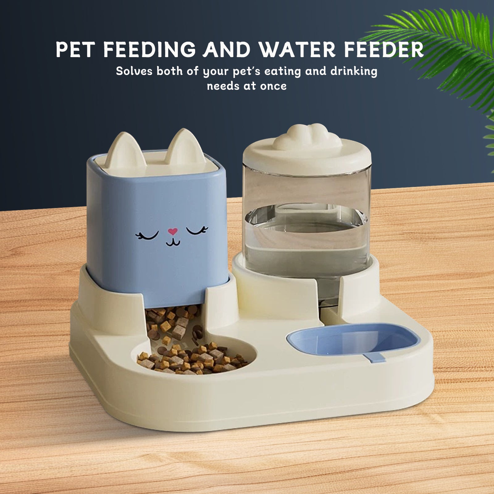 Super Cute Appearance Pet Feeding And Drinking Device,