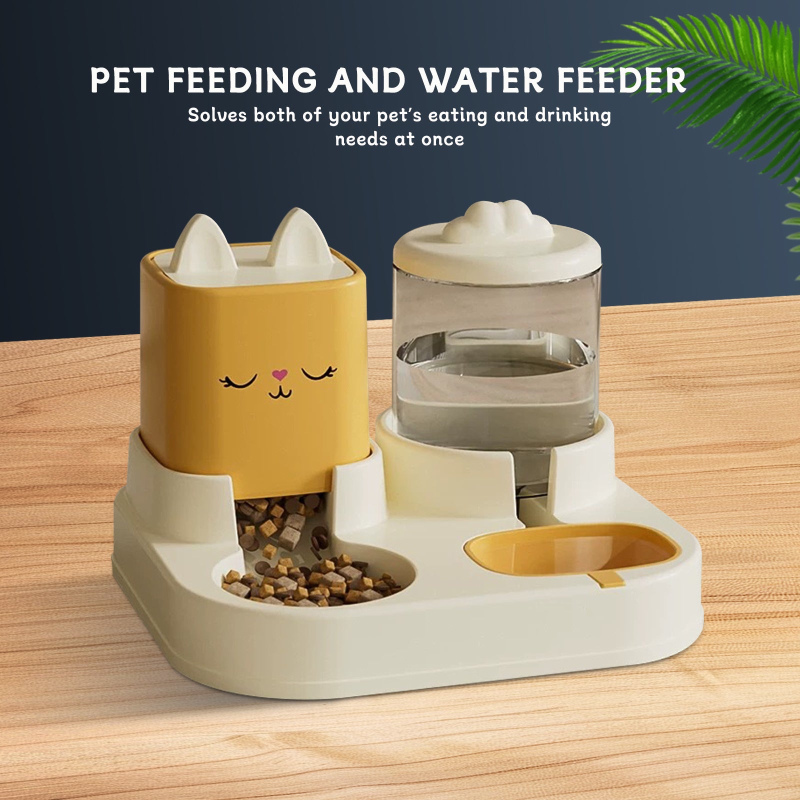 Super Cute Appearance Pet Feeding And Drinking Device,