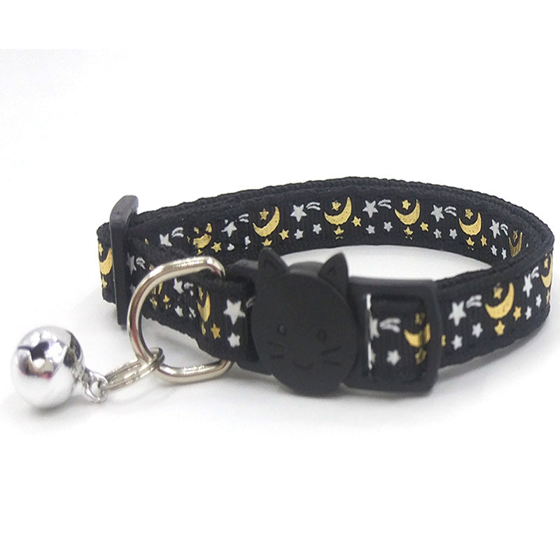 Pet Collar Luminous Print Cat Strap