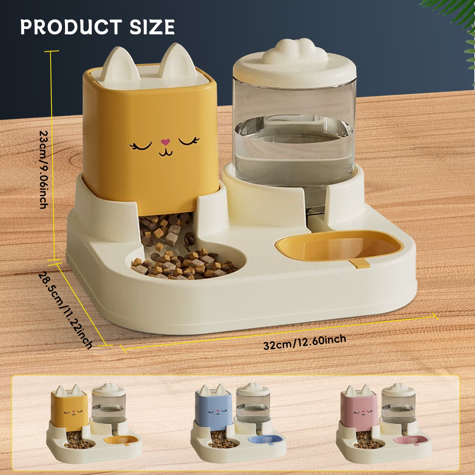 Super Cute Appearance Pet Feeding And Drinking Device,